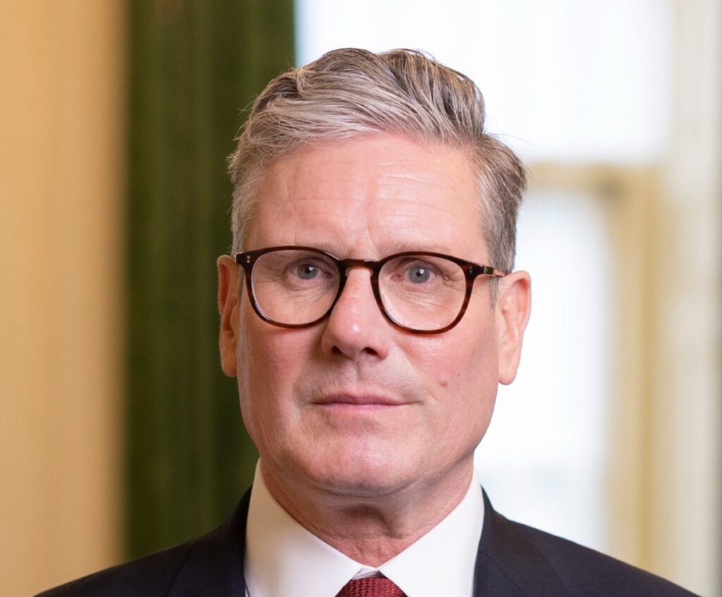 Keir Starmer, former UK prime minister, in his official portrait