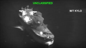 Three Iranian tankers struck in retaliation for missile attacks, US military says