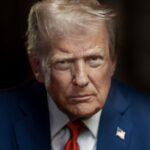 Donald Trump's official White House portrait, second term