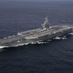 The USS Abraham Lincoln, which is set to dock near Pattaya, Thailand after a record 250 days at sea without a port stop