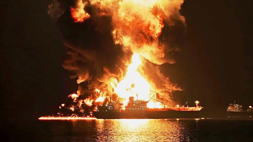 Oil Topped $100 Again as Ships Were Hit in Hormuz and Ukraine Set a Russian Oil Terminal on Fire. Here’s What It Means for Gas.
