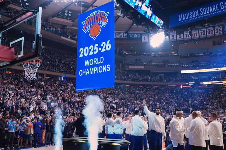 The Knicks Raised Their Championship Banner, Then Lost to LeBron James and the 76ers, 106-100