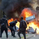 Trump Says America Will Burn Like France if Democrats Win. France’s Government Says Its Riots Started Over Schools and Prices.