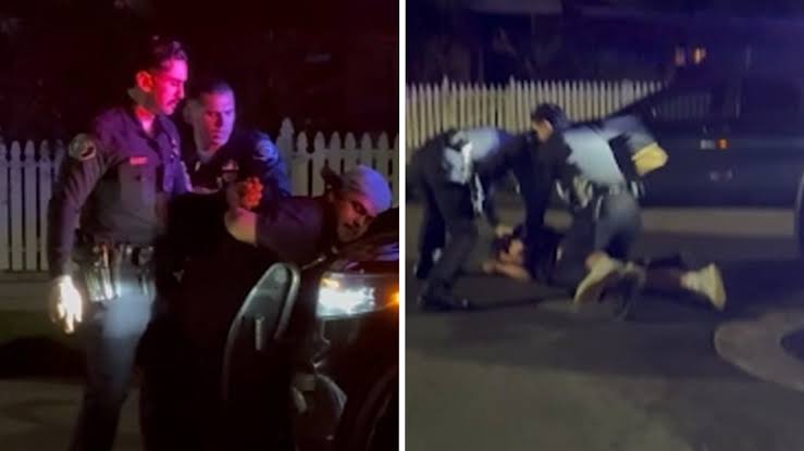 Video Shows Santa Ana Police Throwing a Man to the Street and Punching Him Repeatedly. He’s the One Charged.