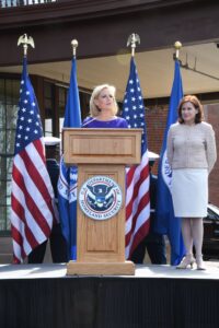 DHS headquarters ceremony