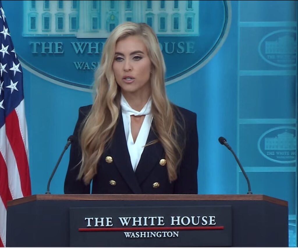 Katie Zacharia at White House briefing