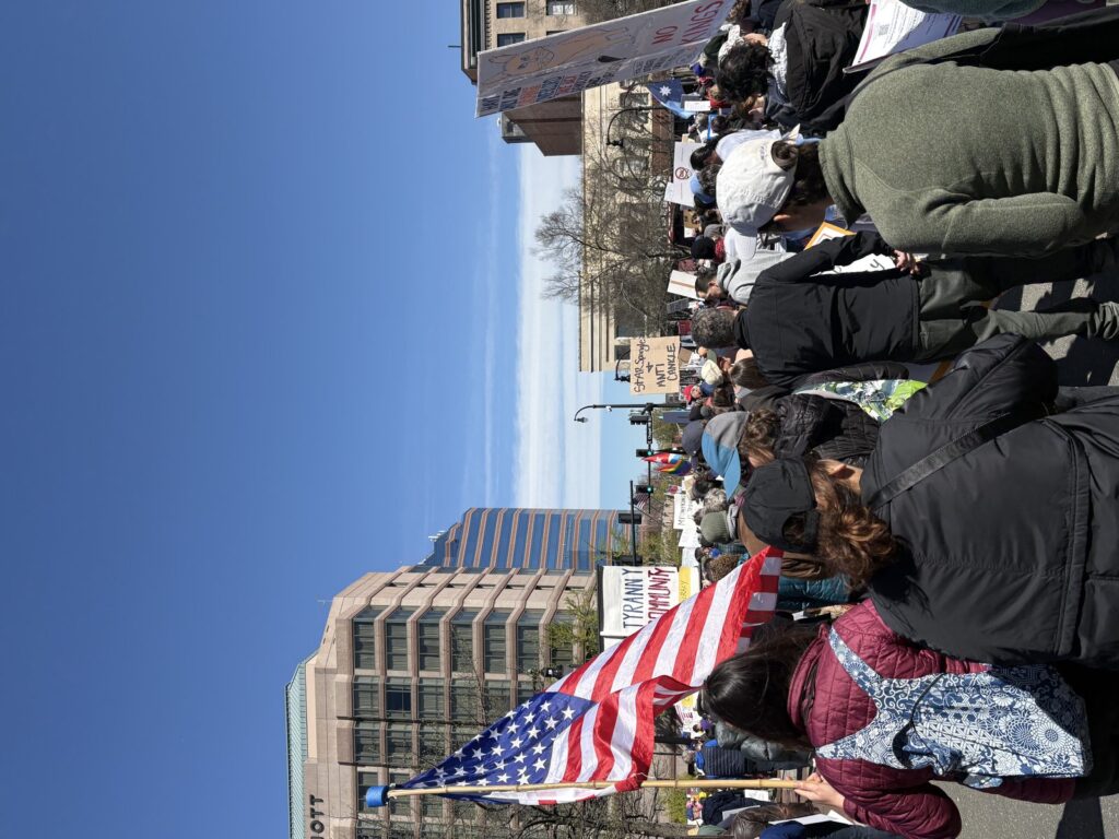 No Kings protest in Durham, North Carolina