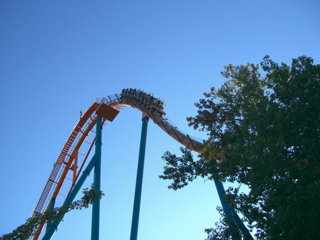 Goliath roller coaster at Six Flags Over Georgia