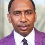 Stephen A. Smith speaking at an event