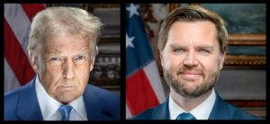 Trump and Vance official portraits